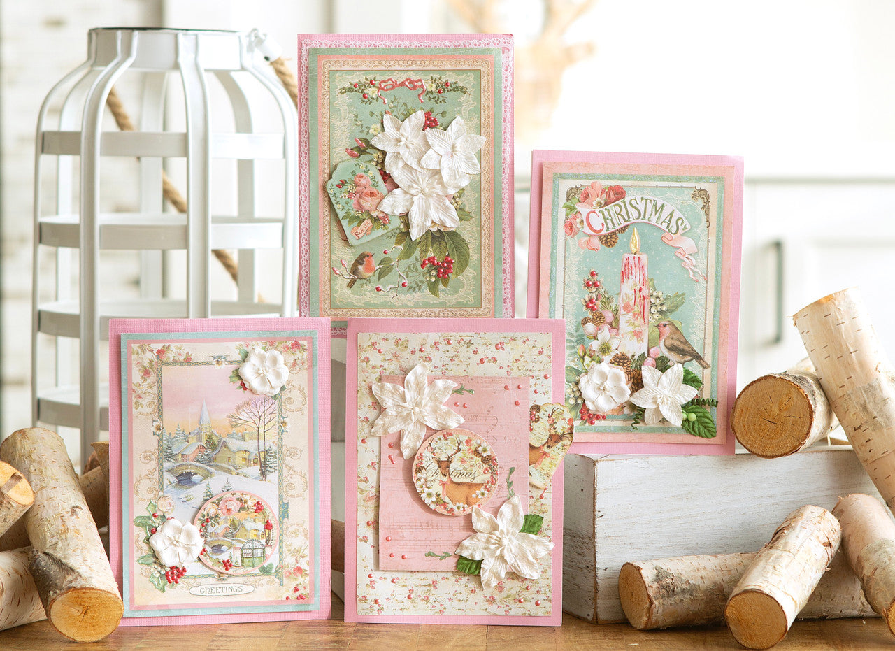 Vrolijke kerstkaartenset